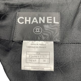 シャネル CHANEL リボン装飾ツイードコート P26886V17322 ブラック ウール レディース ダッフルコート