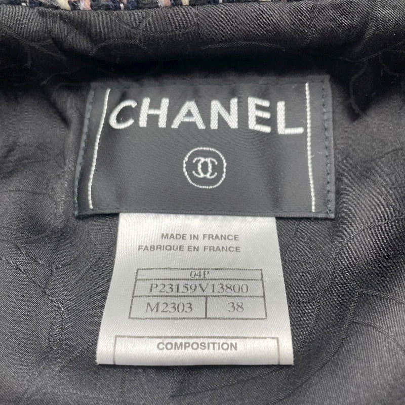 シャネル CHANEL ミックスツイードジャケット P23159V3800 マルチカラー コットン レディース その他アウター