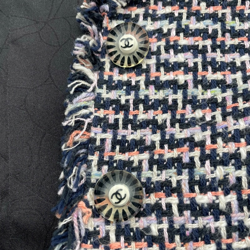 シャネル CHANEL ミックスツイードジャケット P23159V3800 マルチカラー コットン レディース その他アウター