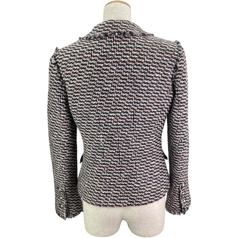 シャネル CHANEL ミックスツイードジャケット P23159V3800 マルチカラー コットン レディース その他アウター
