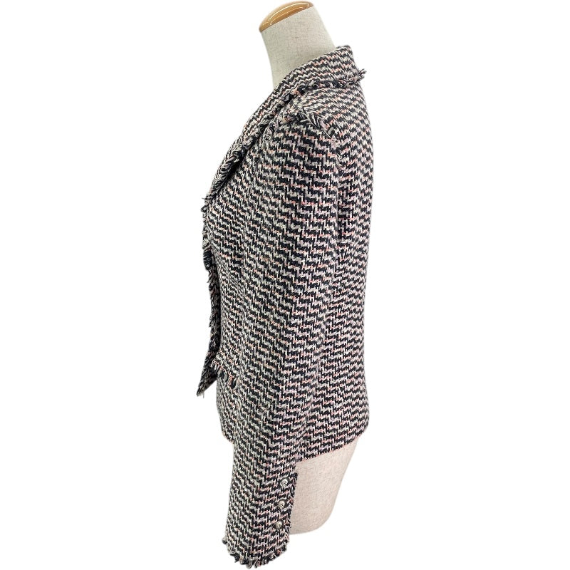 シャネル CHANEL ミックスツイードジャケット P23159V3800 マルチカラー コットン レディース その他アウター