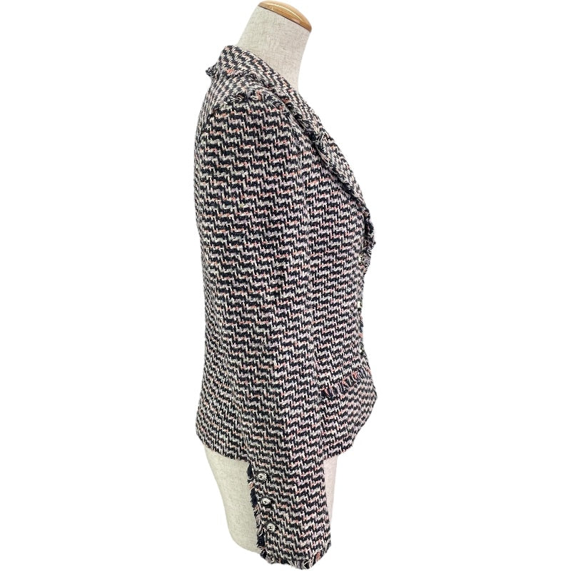 シャネル CHANEL ミックスツイードジャケット P23159V3800 マルチカラー コットン レディース その他アウター