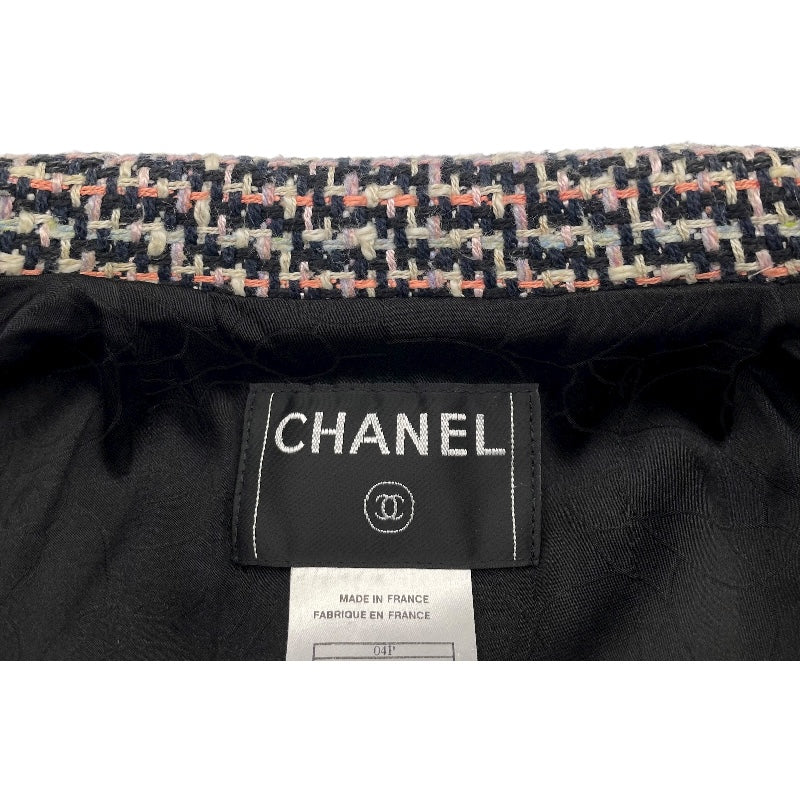 シャネル CHANEL ミックスツイードジャケット P23159V3800 マルチカラー コットン レディース その他アウター