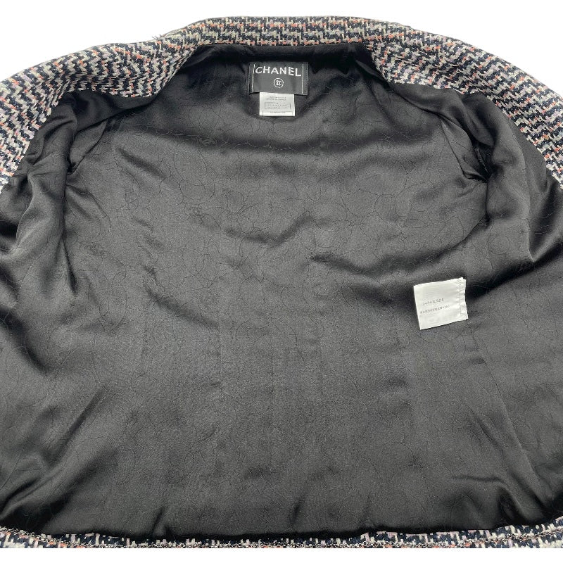シャネル CHANEL ミックスツイードジャケット P23159V3800 マルチカラー コットン レディース その他アウター