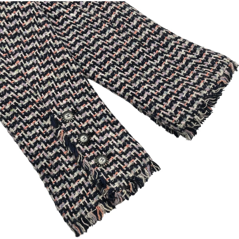 シャネル CHANEL ミックスツイードジャケット P23159V3800 マルチカラー コットン レディース その他アウター