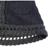 シャネル CHANEL ノーカラーニットカーディガン P39212 ブラック ウール レディース カーディガン