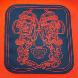 エルメス HERMES サントノーレセリエボタン ベレー帽 ホワイト ウール レディース その他ファッション雑貨