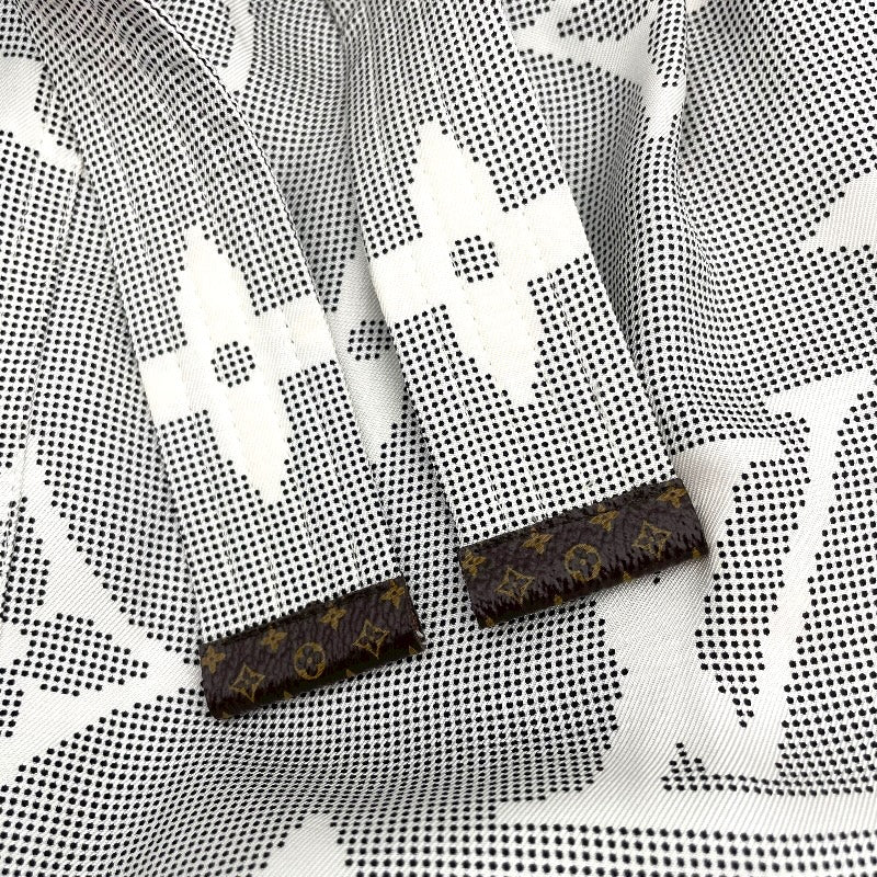 ルイ・ヴィトン LOUIS VUITTON マヒナモノグラムフレアスカート FOSK05RV6 グレー シルク レディース ロングスカート