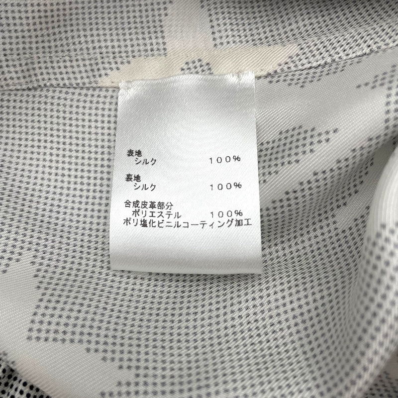 ルイ・ヴィトン LOUIS VUITTON マヒナモノグラムフレアスカート FOSK05RV6 グレー シルク レディース ロングスカート