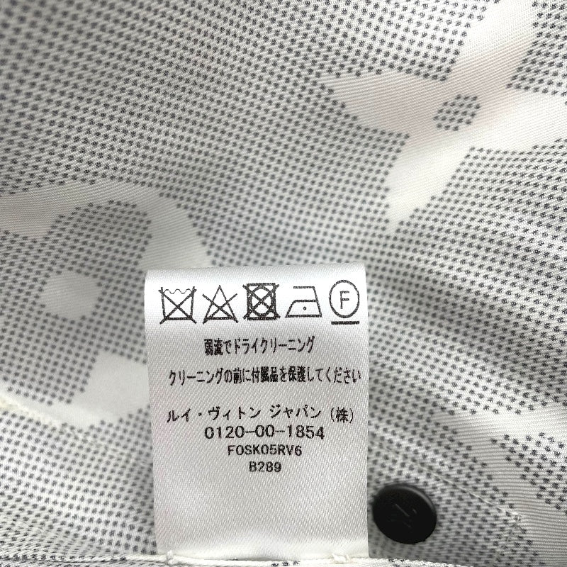 ルイ・ヴィトン LOUIS VUITTON マヒナモノグラムフレアスカート FOSK05RV6 グレー シルク レディース ロングスカート