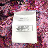 シャネル CHANEL ココマークボタンニットカーディガン P76455 ピンク ポリエステル レディース カーディガン