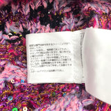 シャネル CHANEL ココマークボタンニットカーディガン P76455 ピンク ポリエステル レディース カーディガン