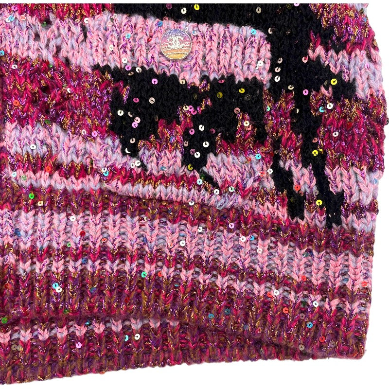 シャネル CHANEL ココマークボタンニットカーディガン P76455 ピンク ポリエステル レディース カーディガン