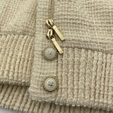 シャネル CHANEL ココマークボタンツイードジャケット ホワイト ツイード レディース その他アウター