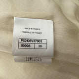 シャネル CHANEL ココマークボタンツイードジャケット ホワイト ツイード レディース その他アウター