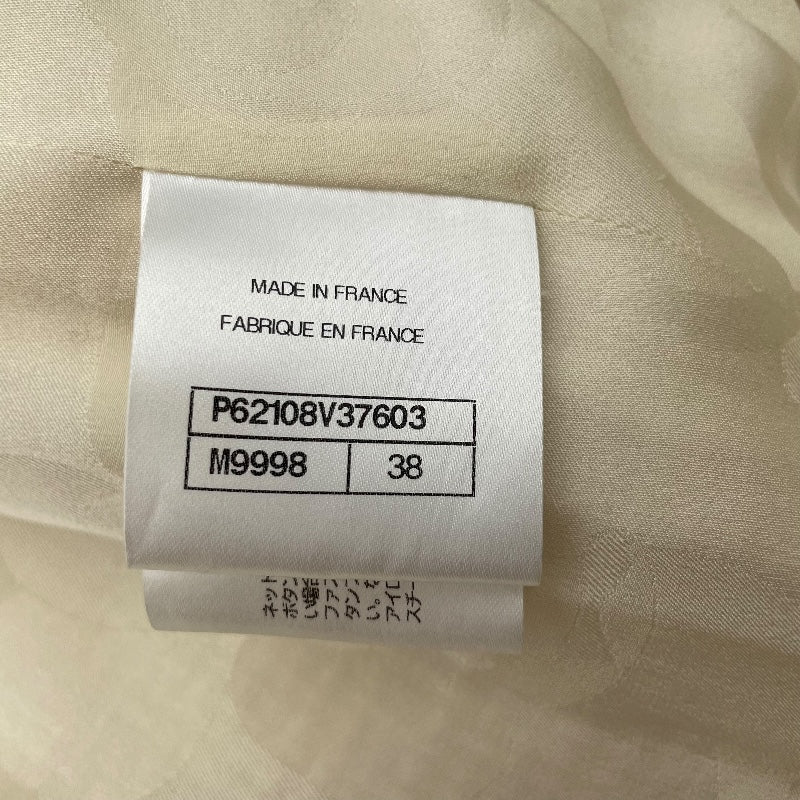 シャネル CHANEL ココマークボタンツイードジャケット ホワイト ツイード レディース その他アウター