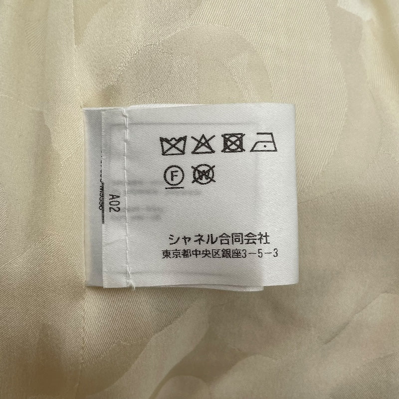 シャネル CHANEL ココマークボタンツイードジャケット ホワイト ツイード レディース その他アウター