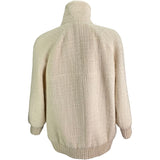 シャネル CHANEL ココマークボタンツイードジャケット ホワイト ツイード レディース その他アウター