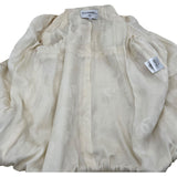 シャネル CHANEL ココマークボタンツイードジャケット ホワイト ツイード レディース その他アウター