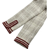 シャネル CHANEL セーラーカラーツイードジャケット ホワイト ツイード レディース その他アウター