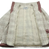 シャネル CHANEL セーラーカラーツイードジャケット ホワイト ツイード レディース その他アウター