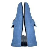 エルメス HERMES モカシンパリローファー H172109Z ブルー レディース ローファー