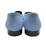 エルメス HERMES モカシンパリローファー H172109Z ブルー レディース ローファー