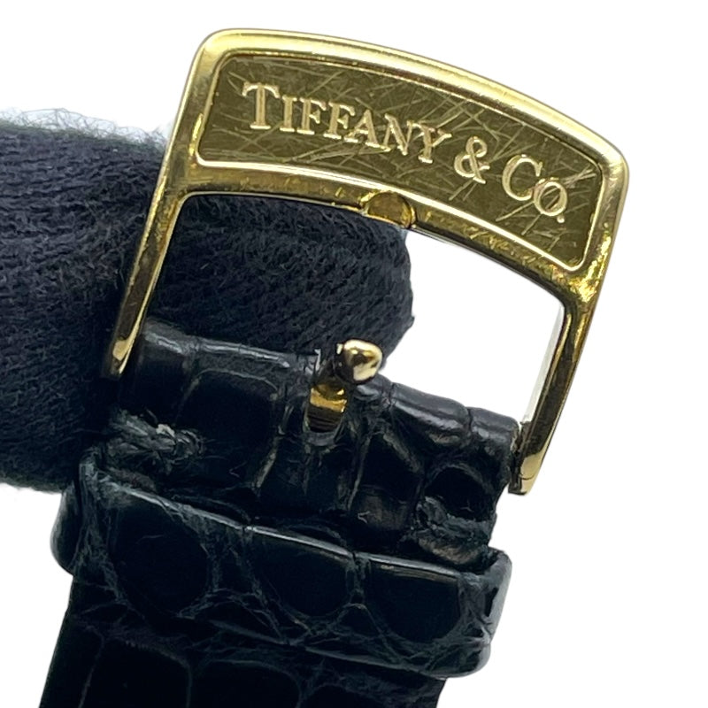ティファニー TIFFANY＆CO トリプルカレンダー ムーンフェイズ 17042084 ホワイト K18YG/革ベルト 自動巻き メンズ 腕時計