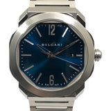 ブルガリ BVLGARI オクトローマ 102856(0C41C3SSD) ブルー SS メンズ 腕時計