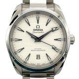 オメガ OMEGA シーマスター アクアテラ 150M コーアクシャル マスタークロノメーター 220.13.38.20.02.001 ホワイト SS 自動巻き メンズ 腕時計