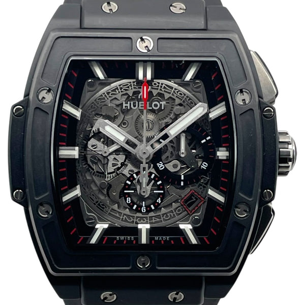 ウブロ HUBLOT スピリット オブ ビッグバン ブラックマジック 601.c1.0173.RX スケルトン セラミック/ラバーストラップ 自動巻き メンズ 腕時計