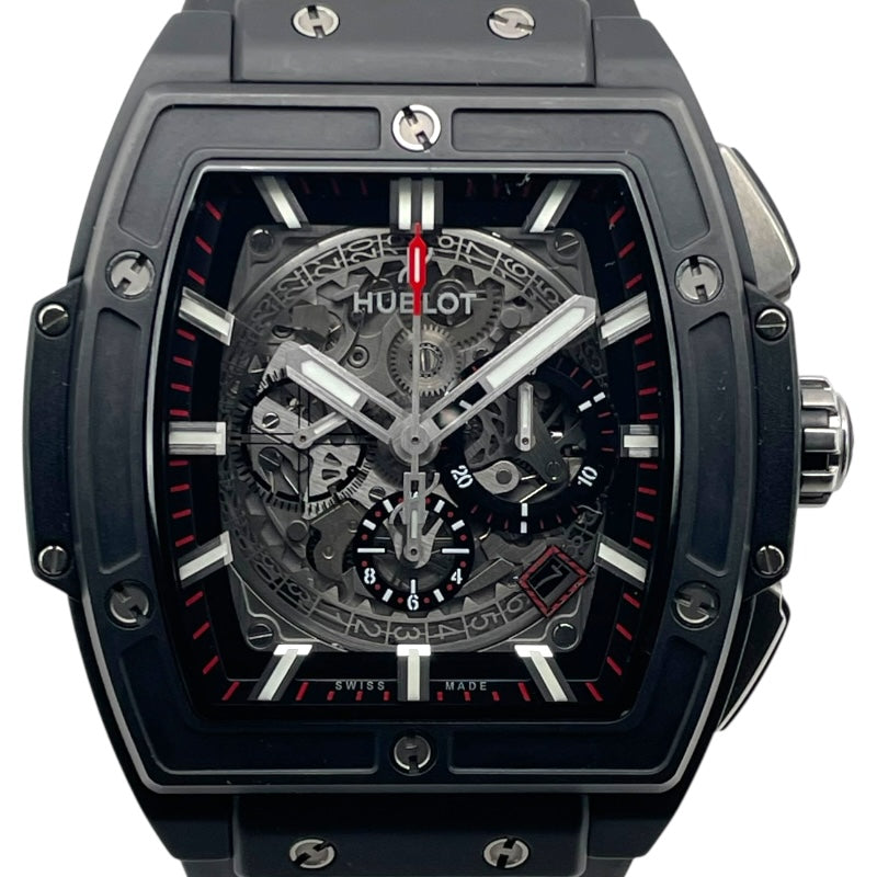 ウブロ HUBLOT スピリット オブ ビッグバン ブラックマジック 601.c1.0173.RX スケルトン セラミック/ラバーストラップ 自動巻き メンズ 腕時計