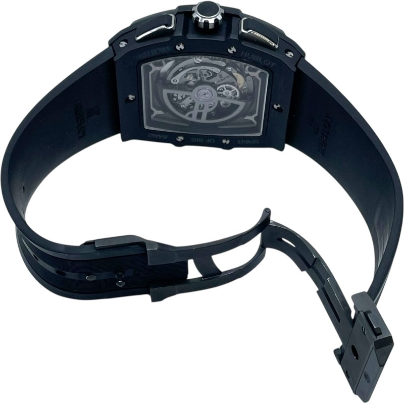 ウブロ HUBLOT スピリット オブ ビッグバン ブラックマジック 601.c1.0173.RX スケルトン セラミック/ラバーストラップ 自動巻き メンズ 腕時計