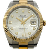 ロレックス ROLEX デイトジャスト41 126333 ホワイトシェル K18/SS 自動巻き メンズ 腕時計