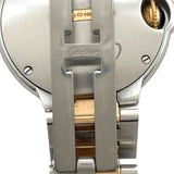 カルティエ Cartier バロンブルー 28mm W3BB0009 シルバー K18PG/SS クオーツ レディース 腕時計