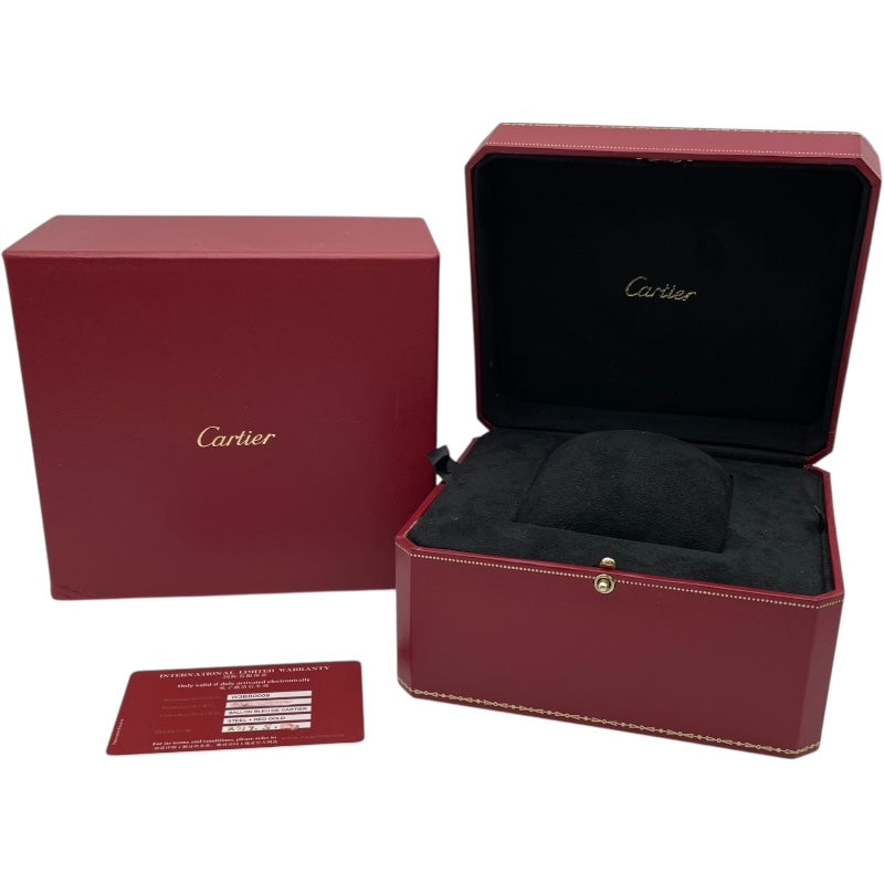 カルティエ Cartier バロンブルー 28mm W3BB0009 シルバー K18PG/SS クオーツ レディース 腕時計