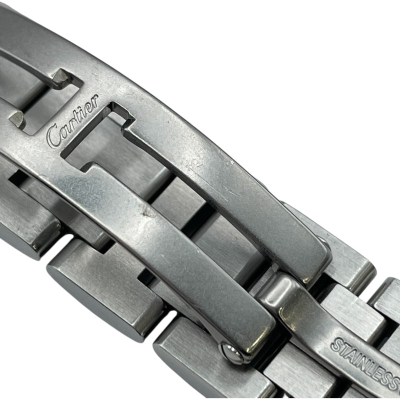 カルティエ Cartier バロンブルー ドゥ カルティエ 33mm W3BB0006 シルバー K18PG/SS 自動巻き レディース 腕時計