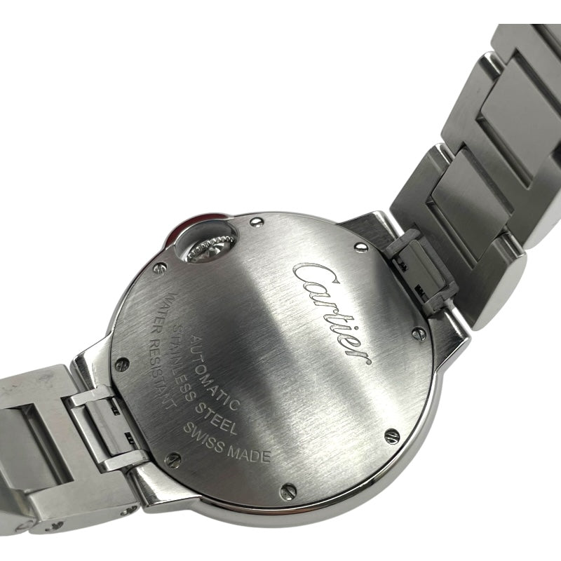 カルティエ Cartier バロンブルードゥカルティエ 33mm W4BB0023 シルバー SS 自動巻き レディース 腕時計
