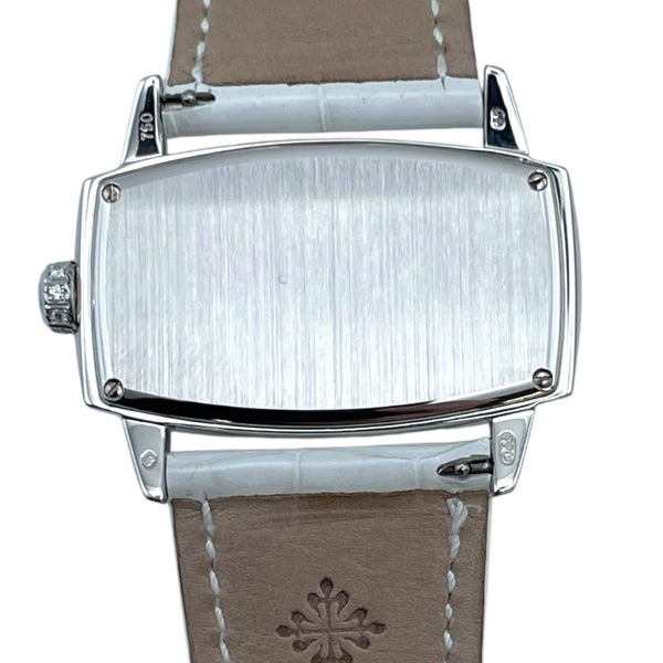 パテック・フィリップ PATEK PHILIPPE ゴンドーロ ジェンマー ホワイトシェル 4981G-001 ホワイトシェル K18WG クオーツ メンズ 腕時計