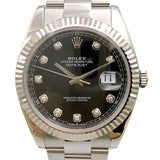 ロレックス ROLEX デイトジャスト41 126334 ブラック ホワイトゴールド/ステンレススチール メンズ 腕時計
