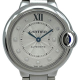 カルティエ Cartier バロンブルー ドゥ カルティエ　33mm W4BB0021 シルバー SS 自動巻き ユニセックス 腕時計