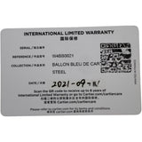 カルティエ Cartier バロンブルー ドゥ カルティエ　33mm W4BB0021 シルバー SS 自動巻き ユニセックス 腕時計