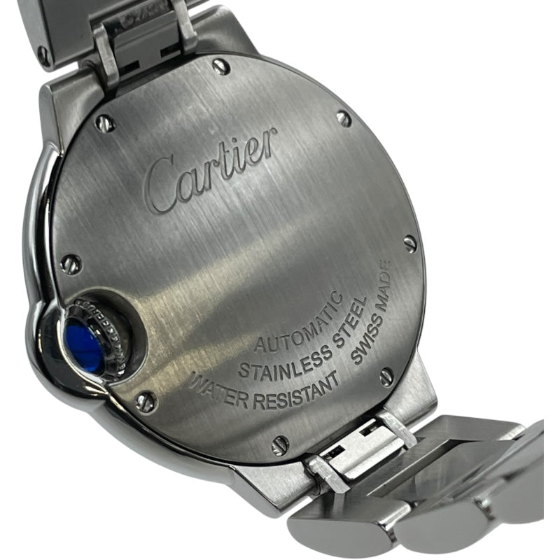 カルティエ Cartier バロンブルー ドゥ カルティエ 33mm W4BB0021 シルバー SS 自動巻き ユニセックス 腕時計