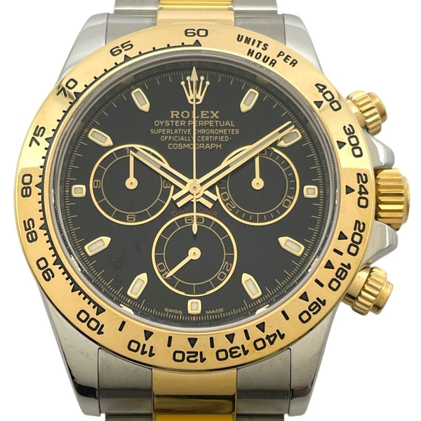 ロレックス ROLEX デイトナ 116503 ブラック K18/SS 自動巻き メンズ 腕時計