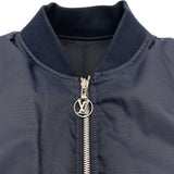 ルイ・ヴィトン LOUIS VUITTON リバーシブルダウンベスト HDG42WPPX ネイビー/ブラック ナイロン メンズ ダウンベスト