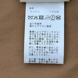 エルメス HERMES セリエボタンコットンケープ 6E0162DK ブラウン コットン レディース その他アウター