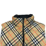 バーバリー BURBERRY リバーシブルチェックダウンベスト 8110200 ブラック ポリエステル メンズ ダウンベスト