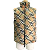 バーバリー BURBERRY リバーシブルチェックダウンベスト 8110200 ブラック ポリエステル メンズ ダウンベスト