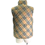 バーバリー BURBERRY リバーシブルチェックダウンベスト 8110200 ブラック ポリエステル メンズ ダウンベスト