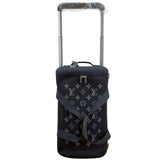 ルイ・ヴィトン LOUIS VUITTON モノグラム ホライゾンソフト 2R55 M20125 ブラック ジャガードニット/レザー ユニセックス キャリーバッグ